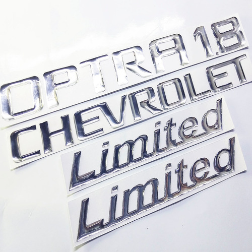 Calcomanias Emblemas Chevrolet Optra Limited Motor 1.8 Carro Foto 2