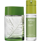 Combo Arbo Puro: Desodorante Colônia 100ml + Body Spray Desodorante 100ml Oboticário Perfume Masculino Para Homem Presente