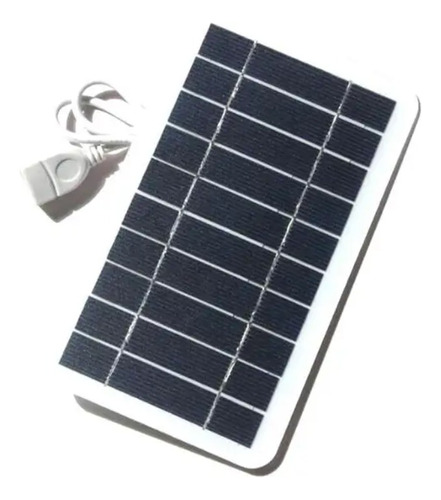 Carregador Solar Portátil Para Carregar Celular Usb 5v 2w