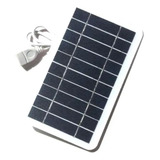 Carregador Solar Portátil Para Carregar Celular Usb 5v 2w