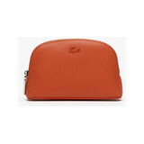 Lacoste Bolso De Maquillaje De Cuero De Piel De Becerro 