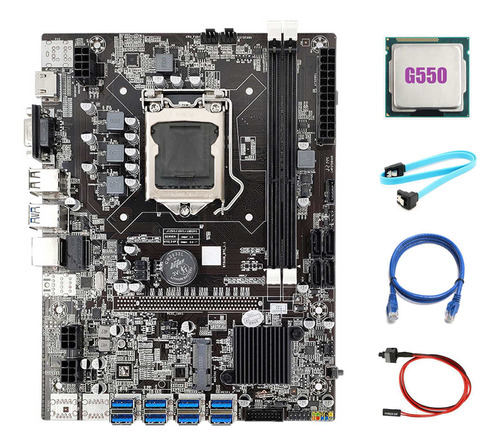 Placa Base B75 Btc Mining Lga1155 8xpcie Usb3.0