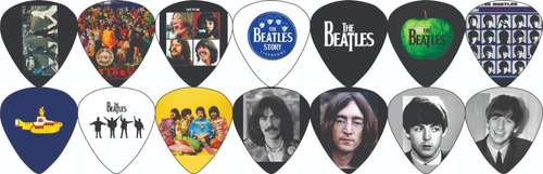 14 Palhetas Dos Beatles Personalizadas