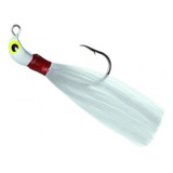 Isca Artificial Lori Jig Rabuda 12gr - Várias Cores Cor Branca Amarril Vermelho