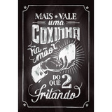 Placa - Quadro - Decorativo - Coxinha! - (v224)