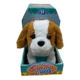 Perrito Jueguete Robot De Peluche Ladra Camina Suave 