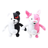 2pcs Danganronpa Monomi Monokuma Peluche Muñeca Regalo 40cm