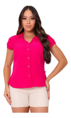 Blusa Camisa Blusinha Feminina Social Chique Bolinha E Lisa 