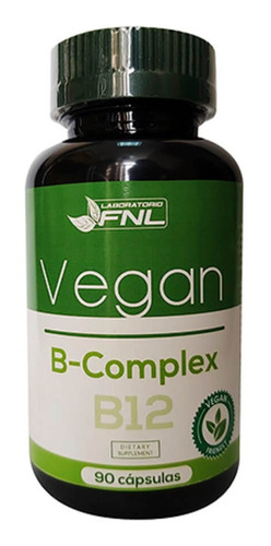 Vitamina Complejo B2 B3 B12 ++ Fnl Vegan 1 Frasco 90 Caps