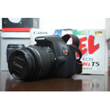  Canon Eos Rebel T5 Dslr Cor  Preto Com A Lente D Kit