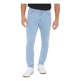 Jeans Hombre Skinny Fit Spandex Azul Claro Corona