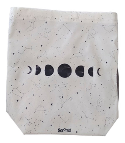 Bolso Matero Frases Lunares 30x43 Cm