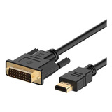 Hdmi A Dvi Cable Cl3 Rated High Speed Bi-direccional  5mt