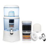 Filtro Purificador Agua Ecotrade 14l Y Kit 3 Rep + Llave Mag