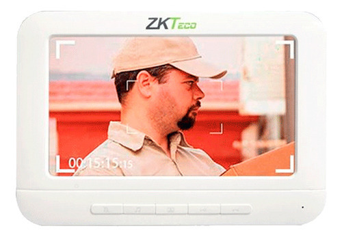 Monitor Para Videoportero Analógico De 7 Pulgadas Pantalla Color Blanco