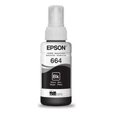 Refil De Tinta Para Ecotank T664 Preto Epson Original 70ml