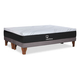 Cama Zen Top Foam Soft Tela Gris King