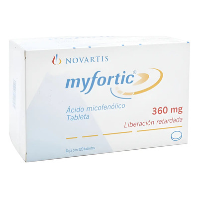 Myfortic 360 Mg Caja Con 120 Tabletas | Meses sin interés