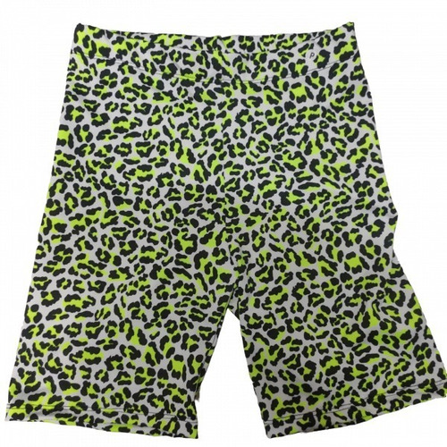 Bermuda Fitness Neon Animal Print