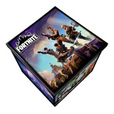 Fortnite - Caixa Box Decorativa Em Madeira Mdf Game