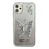 Funda Tpu Premium Mariposa Con Soporte Para iPhone 11