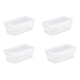 Sterilite Caja De Almacenamiento De 6 Cuartos De Galon, Tran