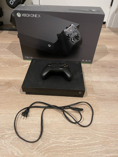 Xbox One X 1 Tb Caja Manuales Juegos Pad Mejor Precio !!