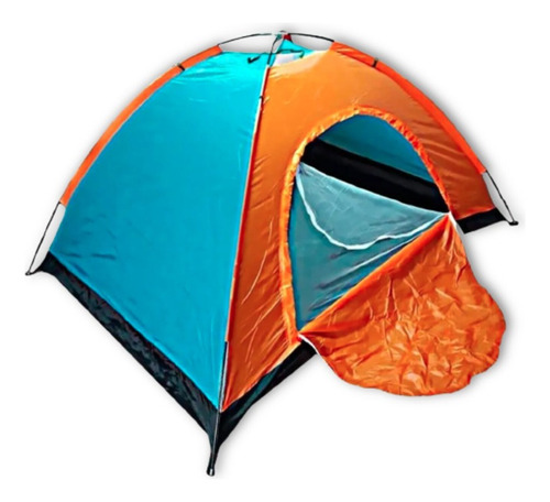 Carpa Camping 4 Personas/ Tela Impermeable Y Resistente