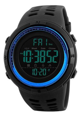 Reloj Deportivo Azul Impermeable Skmei 1251 Para Hombre