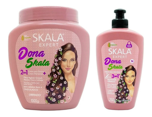 Skala Mascara Dona + Crema De Peinar Nutritivo Vegano