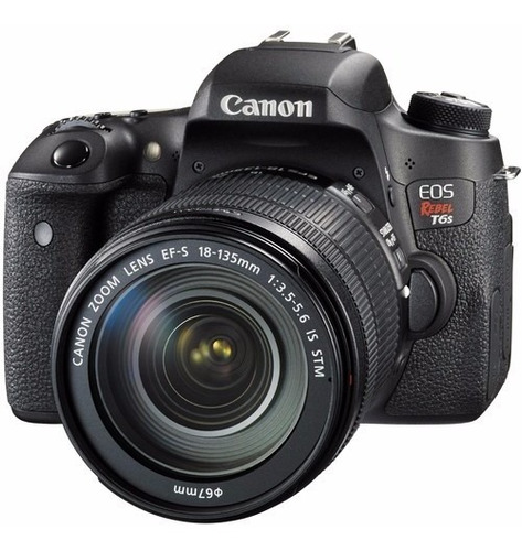 Câmera Canon Eos Rebel T6s Dslr C/ 18-135mm Stm 12x S/juros