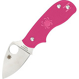 Spyderco Squeak Slip It Cuchillo De Borde Liso Rosa