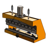 Prensa Dobradeira Hidráulica 1300mm/30ton Chapas Metálicas