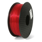 Filamento Abs Rojo Transparente 1.75mm Hello3d