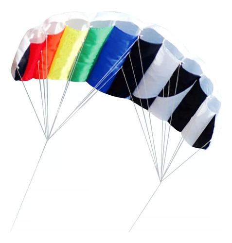 Kitesurf Voador De 1,4 M Com Luzes De Paraquedas Parafoil De