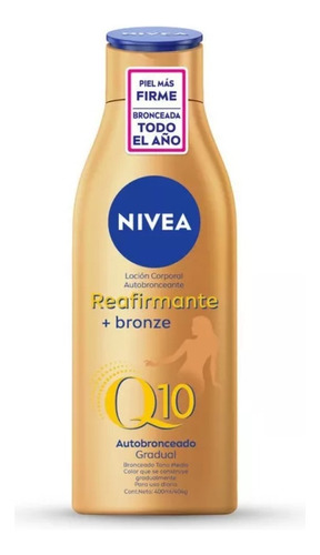 Loción Corporal Nivea Q10 Reafirmante + Autobronceante 400ml