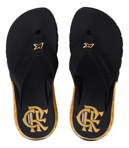 Chinelo Kenner Rakka Flamengo Gold Original Mengão 35 A 44