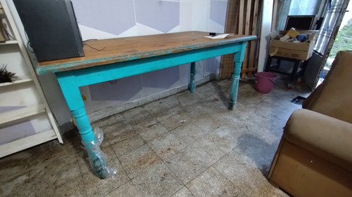 Mesa De Pino Con Cajon