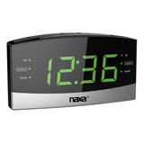 Reloj Despertador Naxa Con Bluetooth Y Doble Alarma De