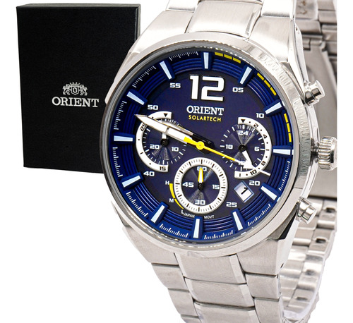 Relógio Orient Solartech Original Prova D'água Garanti 1ano
