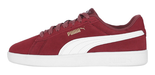 Zapatilla Puma Smash 3.0 Hombre Burgundy/white