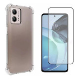 Capa Capinha Case Anti Queda + Película 3d Para Moto G53