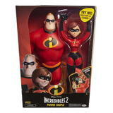 Set Figura Los Increibles Power Couple Muñeco Sonido Elastic