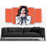 Cuadro Decorativo Dua Lipa Variedad Arte 5 Piezas - 02