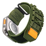 Pulseira Nylon Militar Robusta Compatível Com Apple Watch