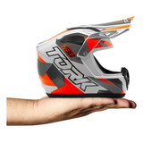 Mini Capacete Motocross Cross Tork Edition Enfeite Pro Tork