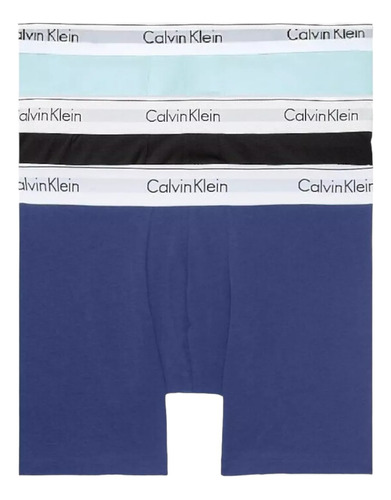 Boxer Brief Calvin Klein Modern 3 Piezas De Algodon Flexible