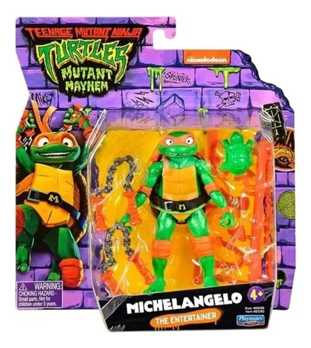 Tortugas Ninja Movie Miguel Angel  C/acc 10 Cm  83269 Srj