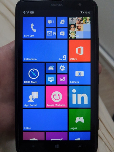 Celular Nokia Lumia 1320 Windowsphone Usado Só Com Película.