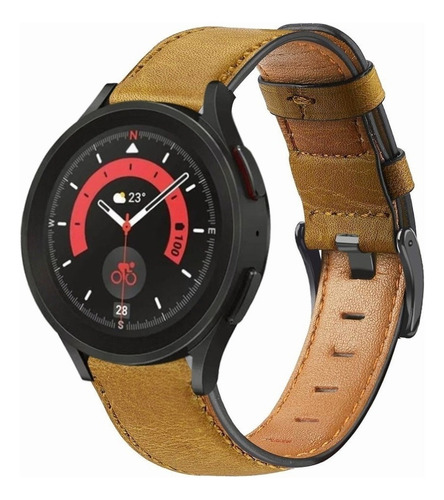 Correa Piel Auténtica Para Samsung Galaxy Watch 5 Pro 4 3